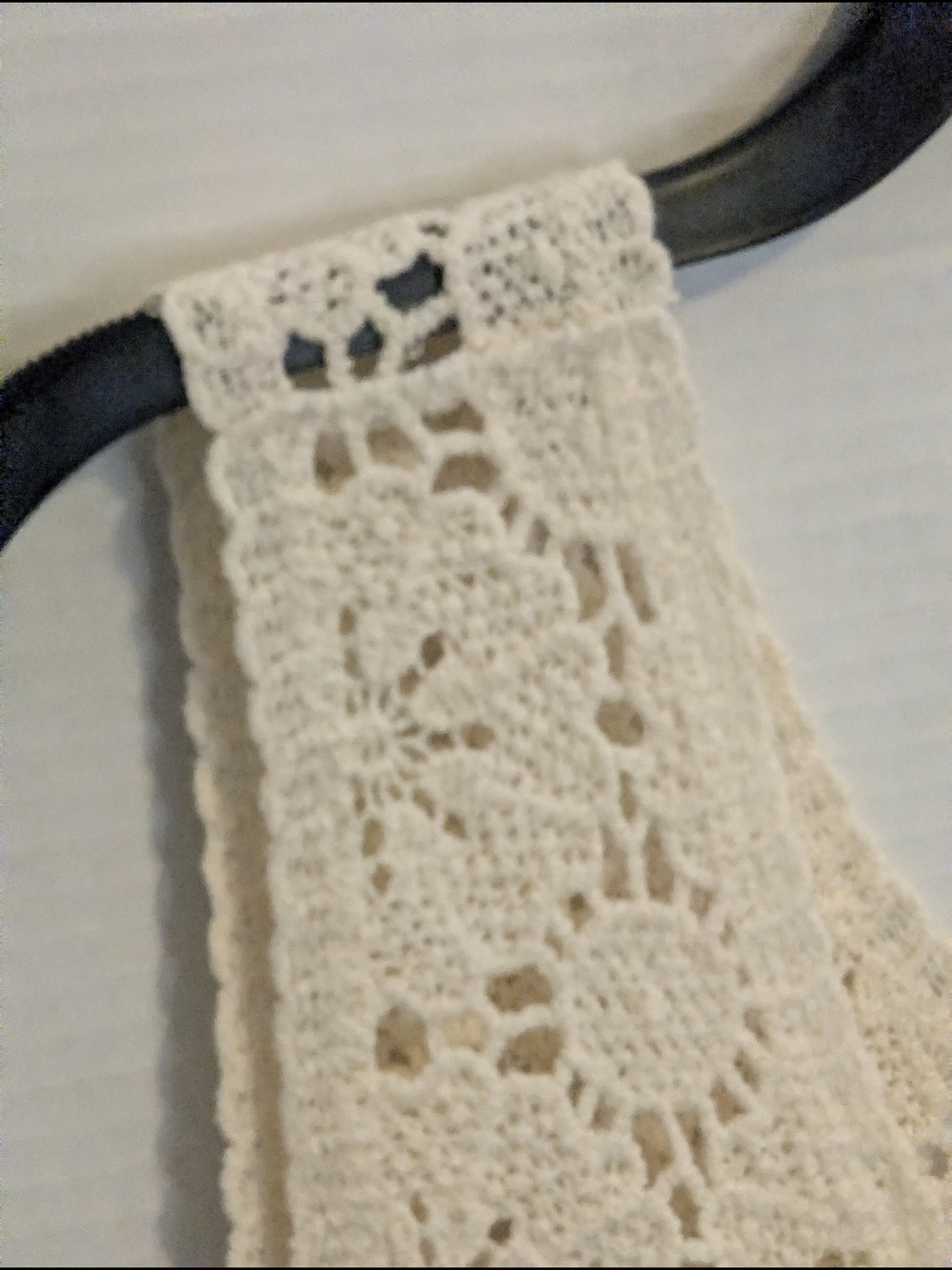 CCO !NEW! POL Cream Crochet Lace Tank with Scalloped Hem (Only 2 Left! ) - Picture 16 of 16